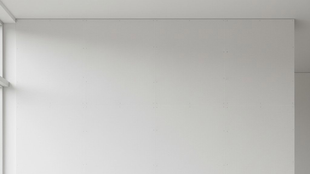 smooth white wall panels, ideal for soft tile installation