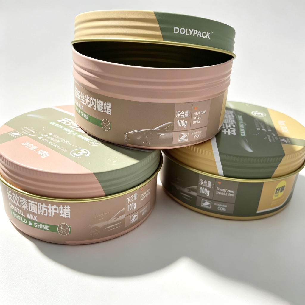 Olive green 1 oz metal tin with screw-top lid