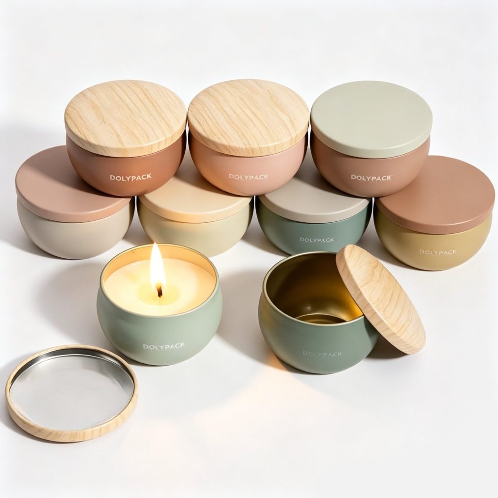 Cosmetic aluminum jars with closure and barrier options