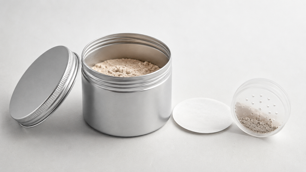 Free aluminum reference sample for powder jar review