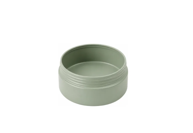 light green aluminum screw lid jar for small samples