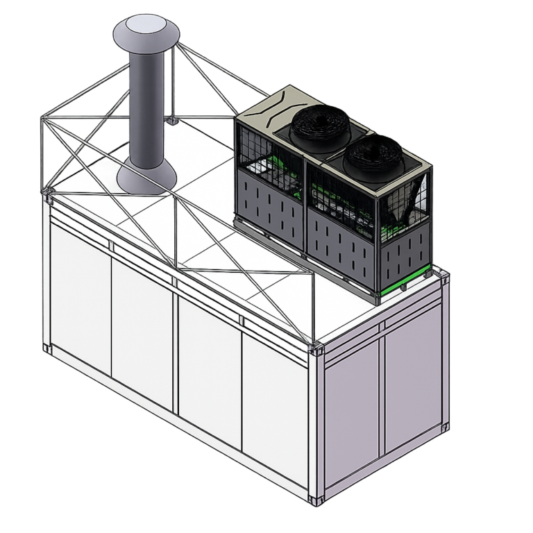 Hydrogen Compression, Refueling and Cooling Integrated Skid