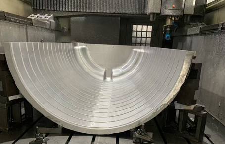 6061 CNC machined aluminum mold for rotational molding